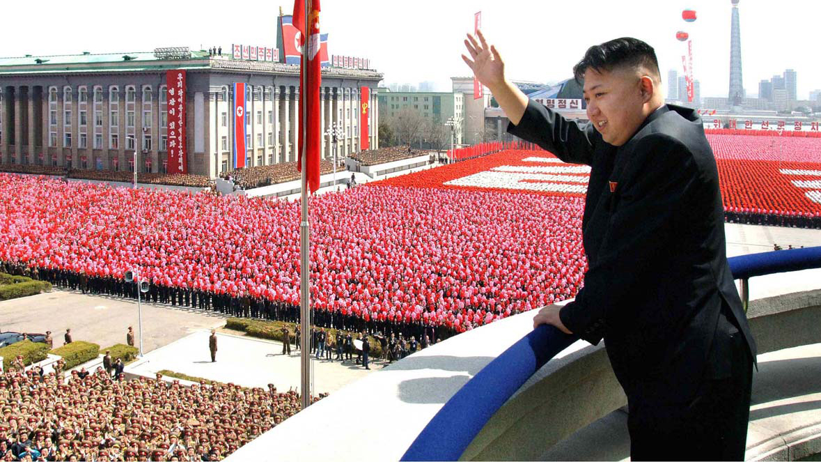 Tầm vóc của nhà lãnh đạo tối cao Triều Tiên! - Ảnh: AFP