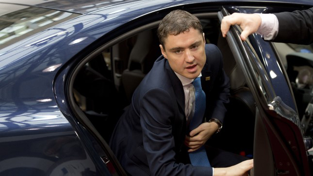 Ông Taavi Rõivas bước vào Dinh Thủ tướng Estonia khi mới 34 tuổi - Ảnh: AFP