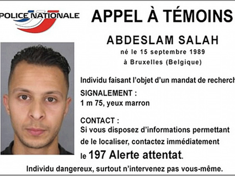 Kẻ bị truy lùng hàng đầu của nước Pháp hiện nay là em của Mohamed Abdeslam - Ảnh: Cảnh sát quốc gia Pháp