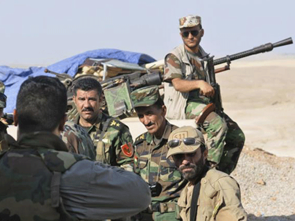 Lực lượng người Kurd tại Iraq được Mỹ hậu thuẫn để chống IS rất quyết liệt - Ảnh: Reuters