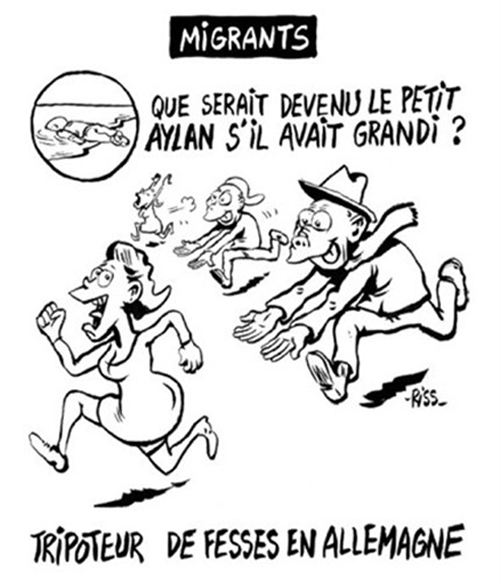 Bức biếm họa đầy tranh cãi của tạp chí  Charlie Hebdo