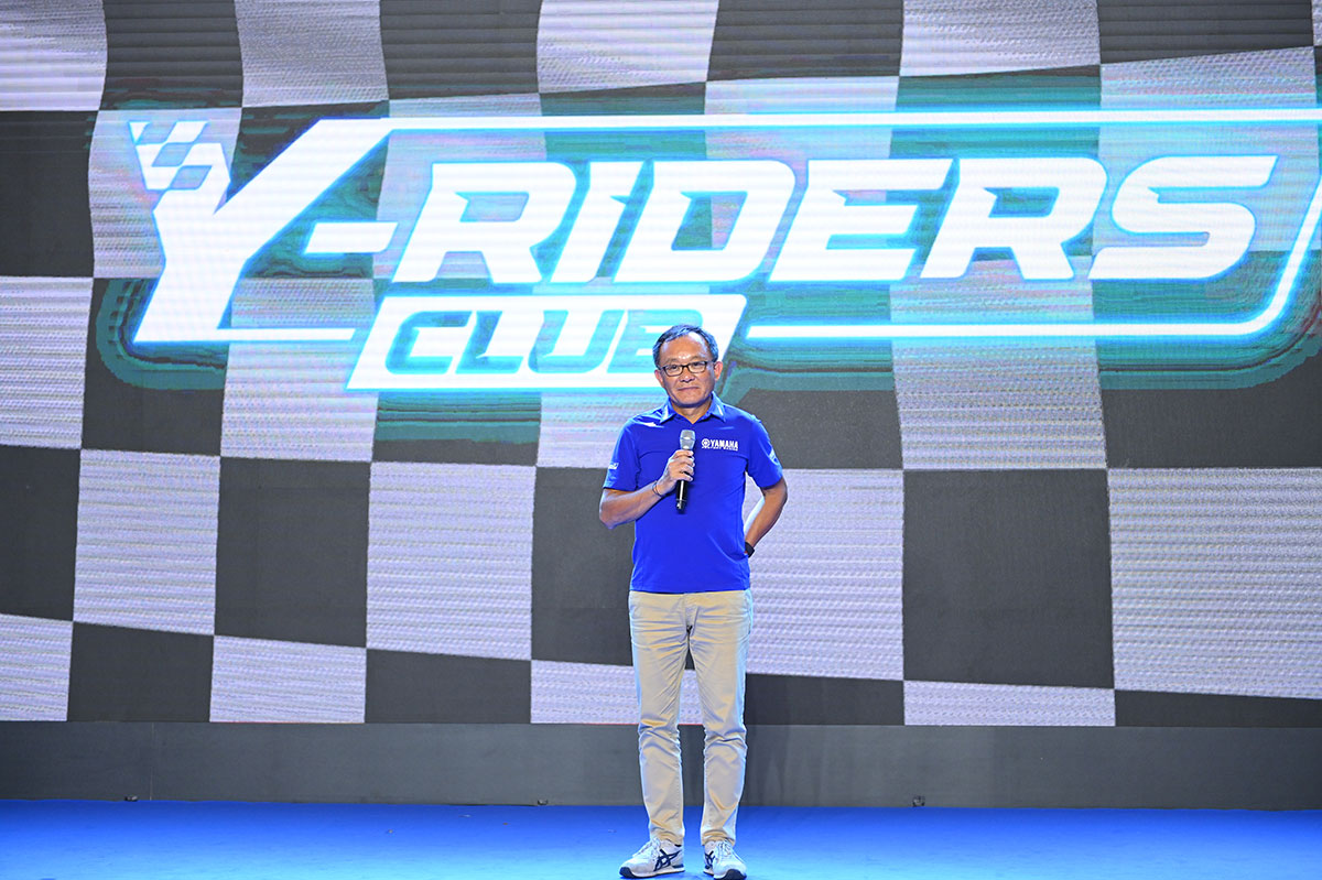 Ông Yano Takeshi - Chủ tịch Yamaha Motor Việt Nam phát biểu tại lễ ra mắt cộng đồng Y-Riders diễn ra vào ngày 28.6.
