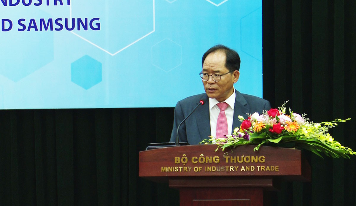 Đại sứ Hàn Quốc tại Việt Nam khẳng định chương trình đạo tạo này sẽ tạo nền tảng cho ngành công nghiệp hỗ trợ Việt Nam