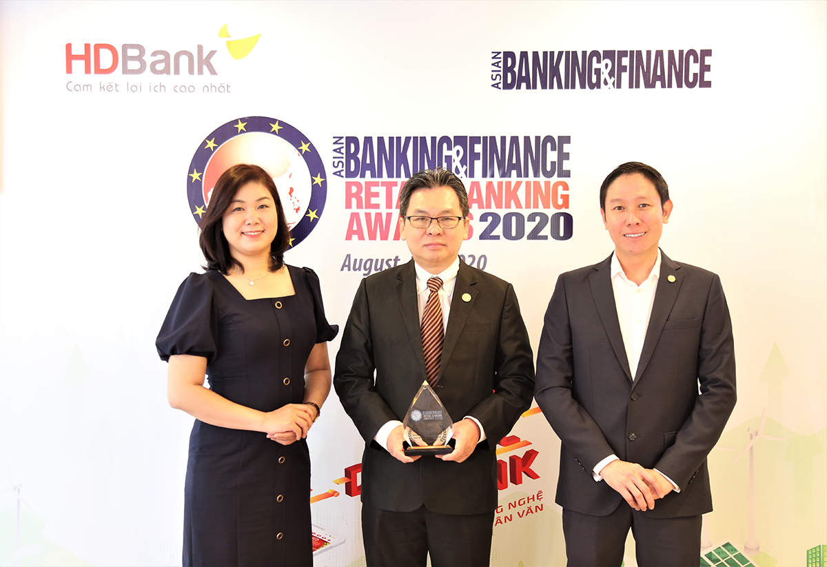 HDBank lần thứ 2 liên tiếp nhận giải thưởng từ tổ chức Asian Banking & Finance