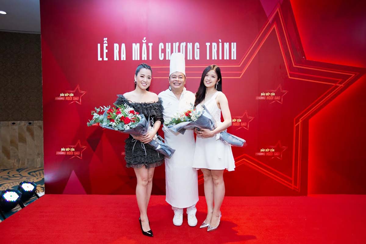 Diễn viên Puka, Ca sĩ Suni Hạ Linh và Jack Lee tại lễ ra mắt chương trình