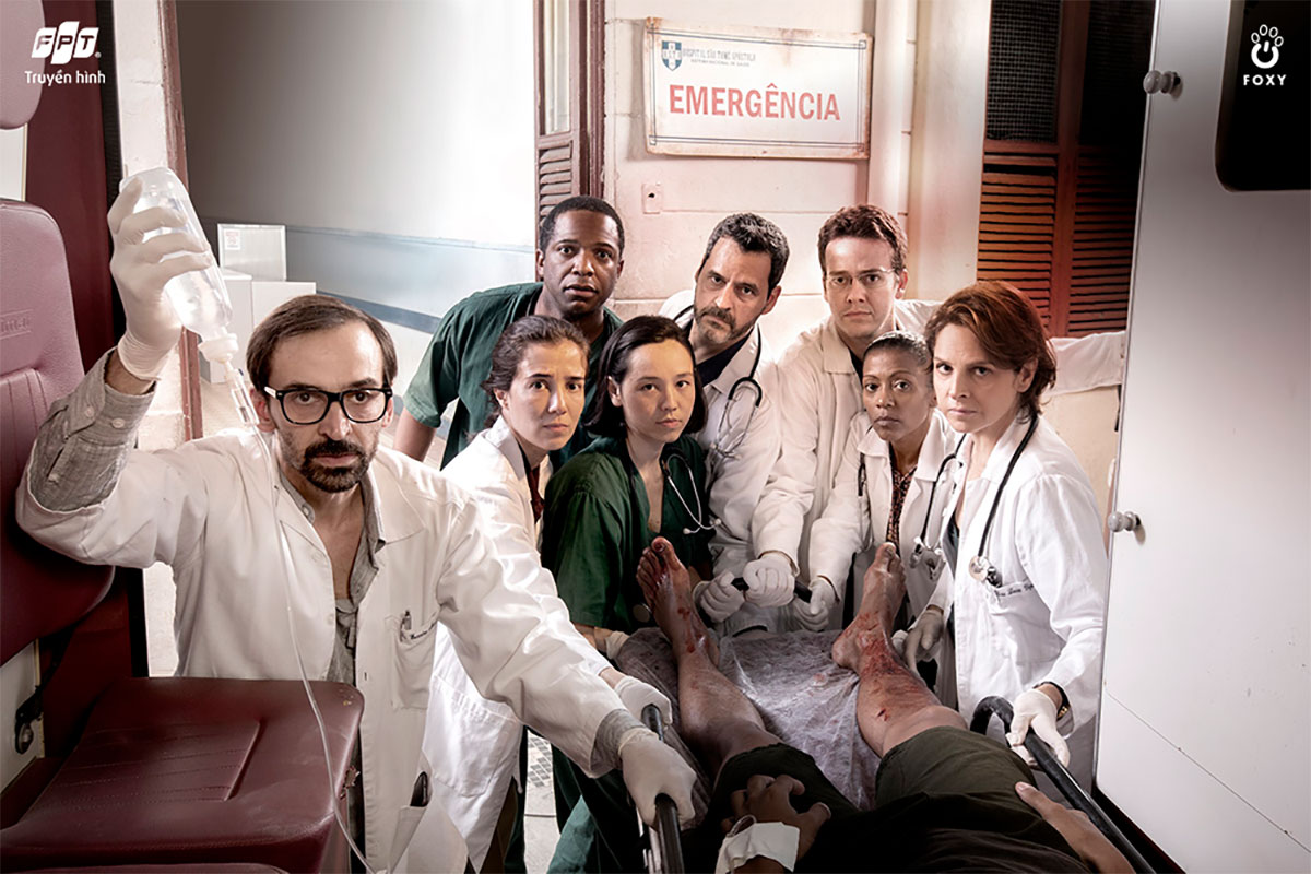 Đội ngũ y tế làm việc tại bệnh viện công lập Rio de Janeiro