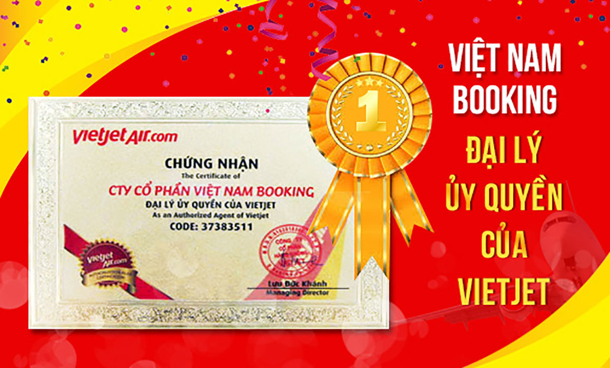 Vietnam Booking là đại lý ủy quyền của Vietjet Air và các hãng hàng không nội địa