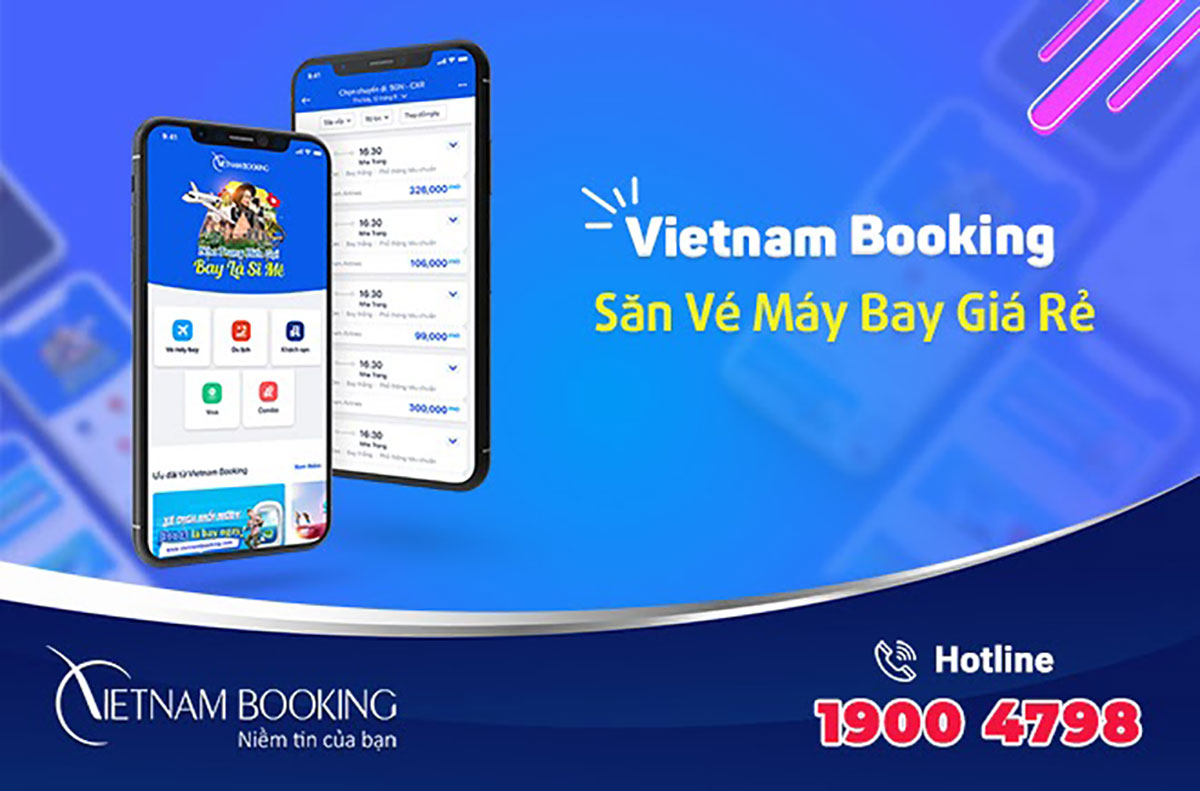 Vietnam Booking - đại lý uy tín được nhiều khách hàng lựa chọn nhất