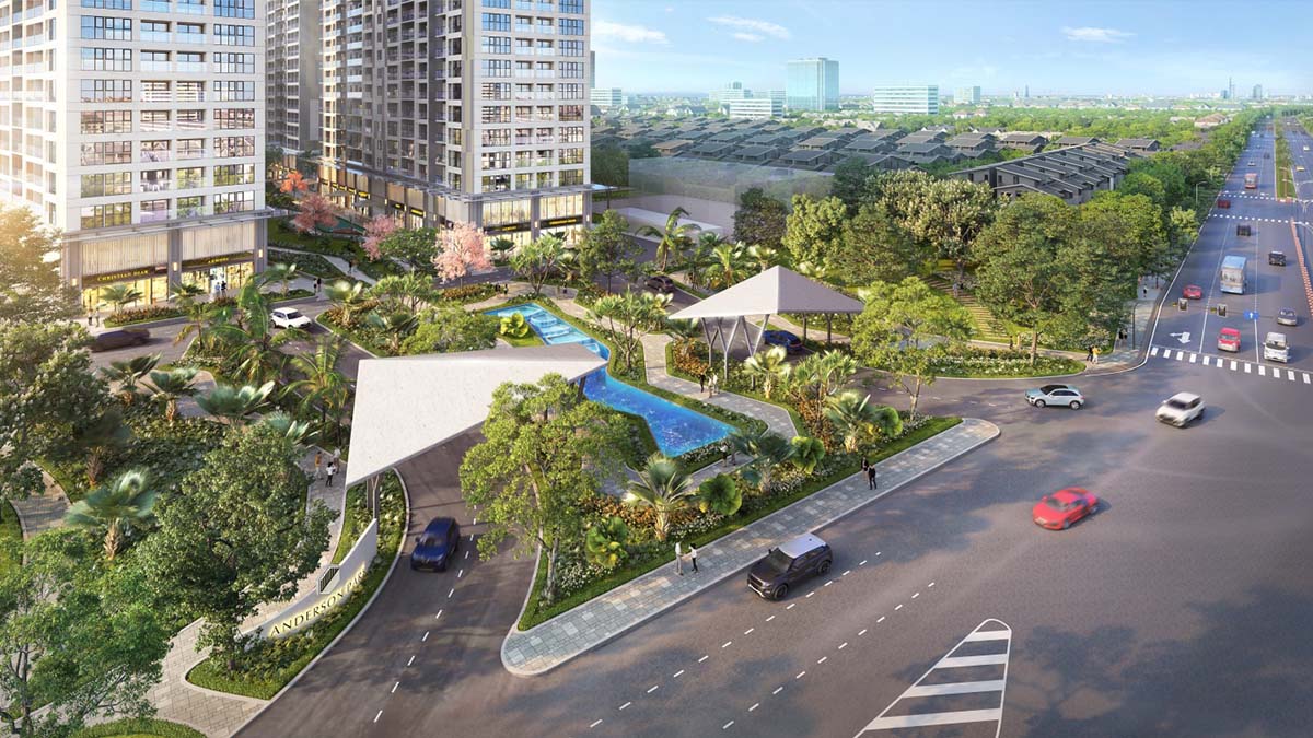Mô hình khu đô thị khép kín ở Anderson Park đáp ứng nhu cầu về chất lượng sống của cư dân thành đạt tại Thuận An