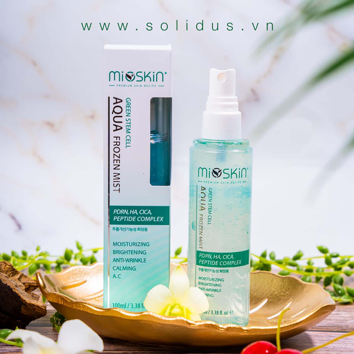 Mioskin Green Stem Cell Aqua Frozen Mist dưỡng da dạng xịt