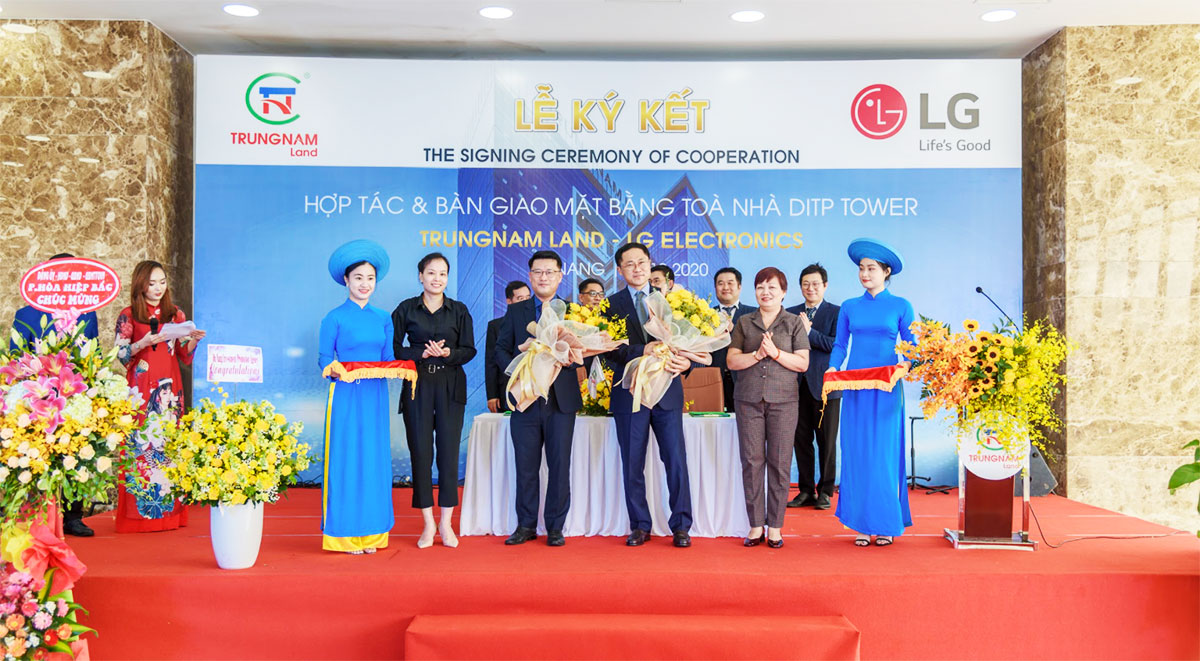 Lễ ký kết hợp tác giữa Trung Nam và LG Electronics là thành quả đáng tự hào của Trung Nam và TP.Đà Nẵng