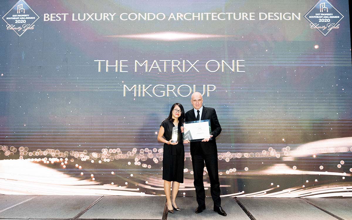 MIKGroup vinh dự nhận giải thưởng “Dự án căn hộ hạng sang có thiết kế kiến trúc đẹp nhất Đông Nam Á” cho dự án hạng A The Matrix One