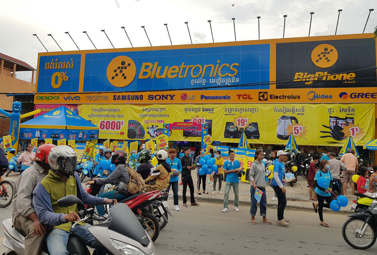 Bluetronics trở thành địa chỉ mua sắm hàng điện máy chất lượng, xuất xứ rõ ràng cho người dân Campuchia
