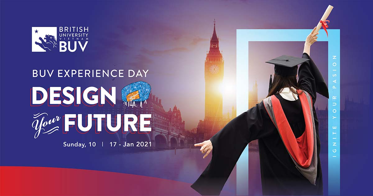 Chuỗi sự kiện trải nghiệm BUV Experience Day với chủ đề Design Your Future giúp các bạn học sinh bật nguồn đam mê và tự tin quyết định tương lai của chính mình