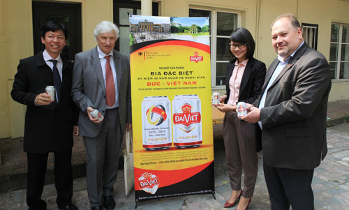 Bia Đại Việt Pilsner ra mắt nhân kỷ niệm 40 năm quan hệ Việt Nam-CHLB Đức