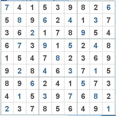 Mời các bạn thử sức với ô số Sudoku 2955 mức độ Khó