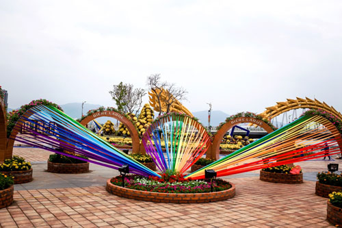 Khai trương đường hoa xuân Bạch Đằng – Đà Nẵng 2015 5