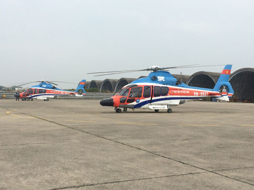 Lần đầu tiên khai thác dịch vụ bay tham quan bằng trực thăng tại Việt Nam