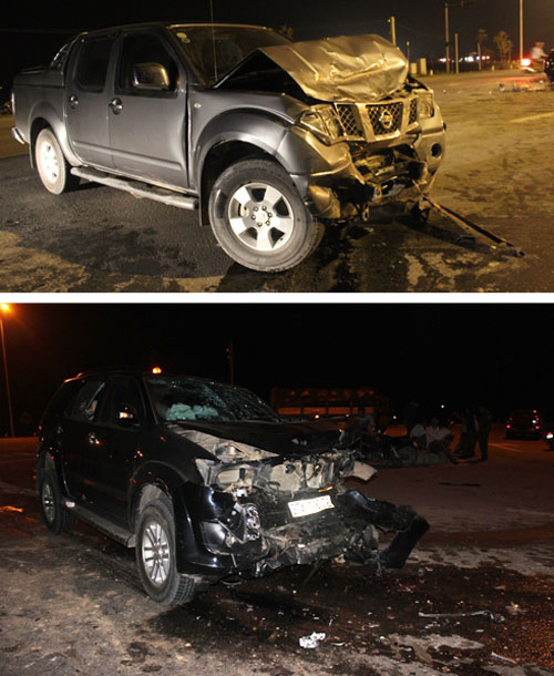 Hai xe ô tô đâm nhau kinh hoàng trong đêm, 9 người nguy kịch