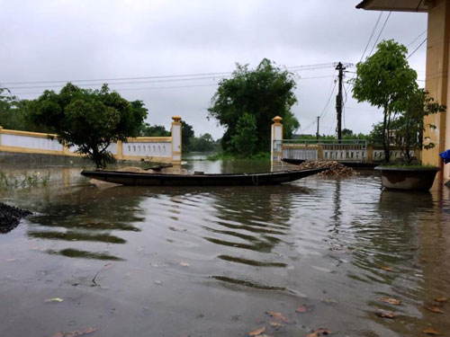 Quảng Trị: Ngập lụt bất thường giữa mùa nắng 2