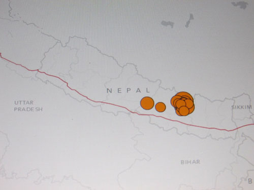 Động đất 7.3 độ richte tại Nepal: Động đất chồng động đất 2