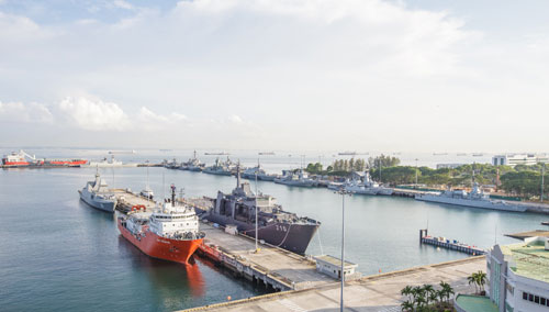 Chiến hạm, vũ khí thế giới đổ về Singapore 7