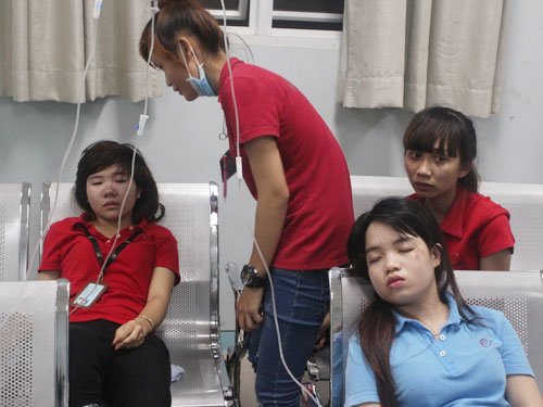 Vụ ngộ độc khí Amoniac ở Công ty Asia Garment Manufacturer: Công nhân liên tiếp nhập viện cấp cứu