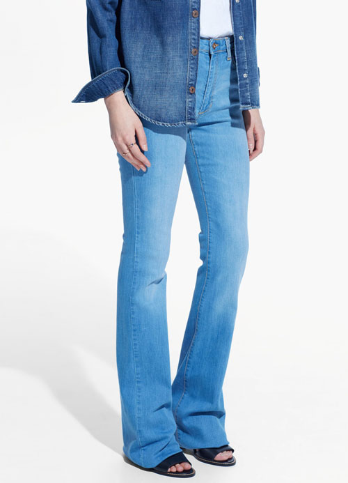 Quần jeans ống loe 1