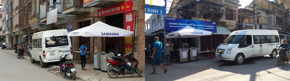 Samsung chung tay khắc phục hậu quả bão lũ ở Quảng Ninh