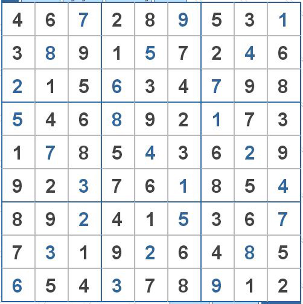 Mời các bạn thử sức với ô số Sudoku 3200 mức độ Khó