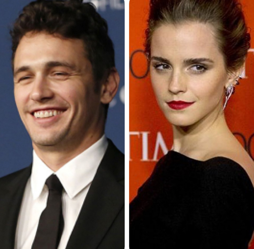 Tài tử James Franco “xăm hình” Emma Watson lên cổ 2