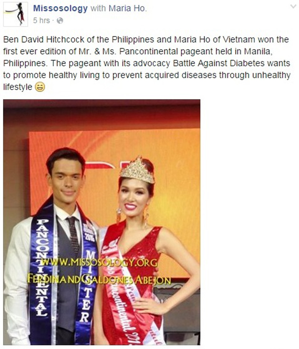 Oanh Yến đăng quang Hoa hậu toàn cầu 2015 tại Philippines 2