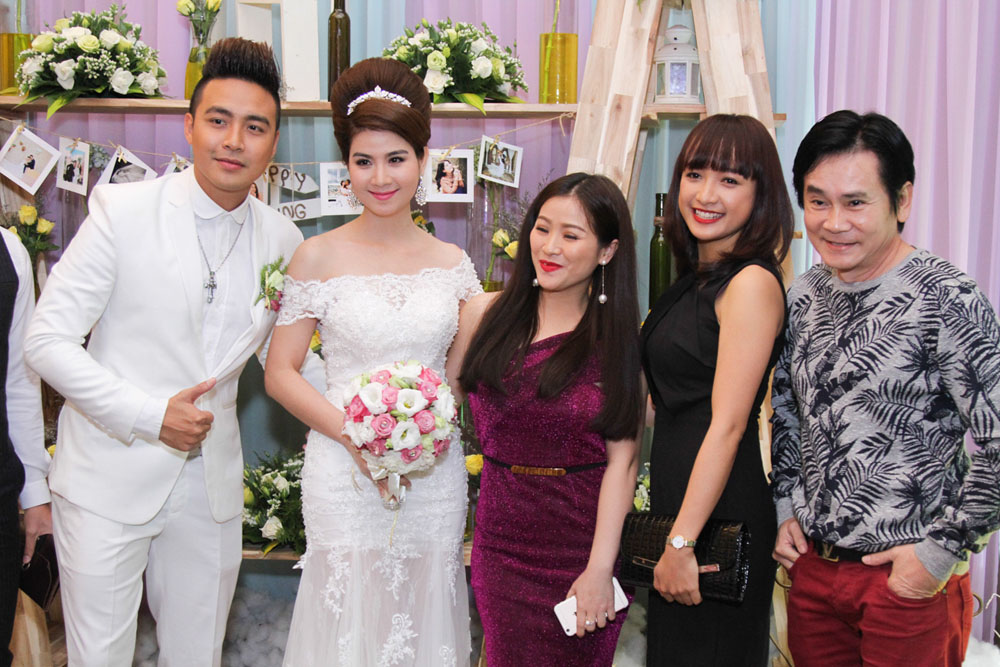 Nam Cường đưa bà xã mới cưới dự đám cưới diễn viên Thanh Duy - Kha Ly 3