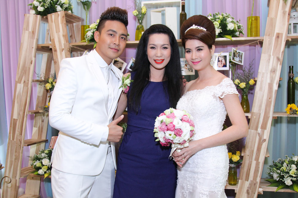 Nam Cường đưa bà xã mới cưới dự đám cưới diễn viên Thanh Duy - Kha Ly 4