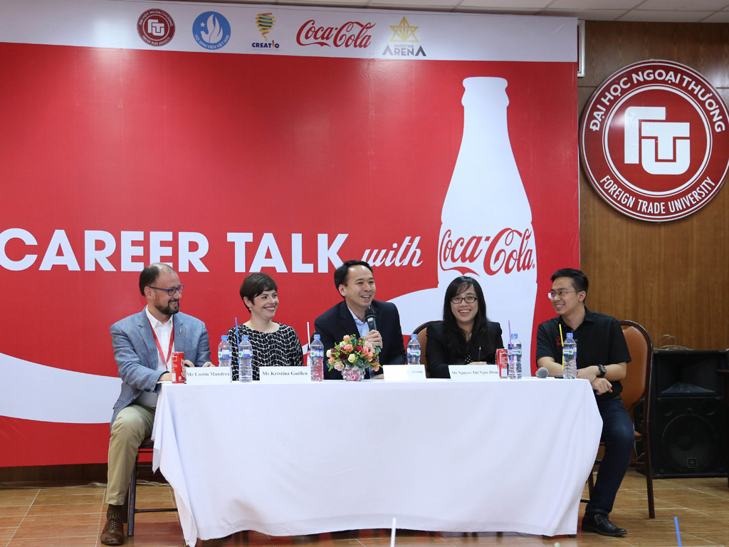 Lựa chọn đúng nghề tại hội thảo hướng nghiệp của Coca-Cola