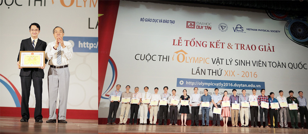 Sinh viên ĐH Duy Tân đoạt giải Nhất Olympic Vật lý sinh viên toàn quốc 2