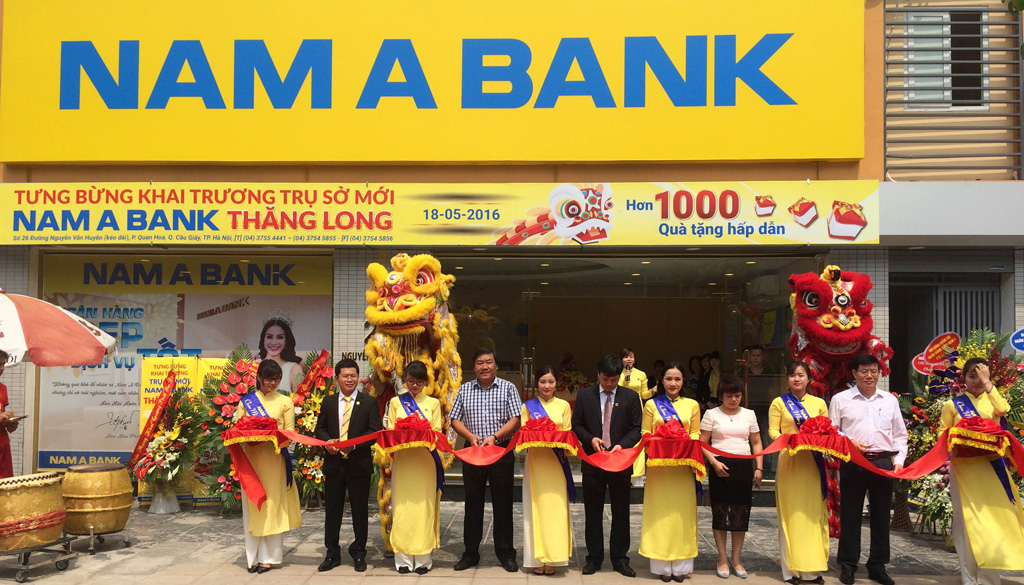 Nam A Bank liên tiếp khai trương các trụ sở mới 2