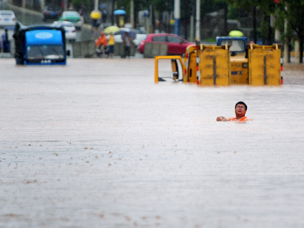 Ngập lụt kinh hoàng ở tỉnh Giang Tây