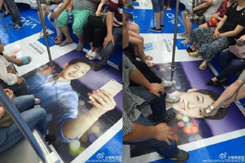 Fan nổi đóa vì ảnh Song Joong Ki in dưới sàn tàu điện 2