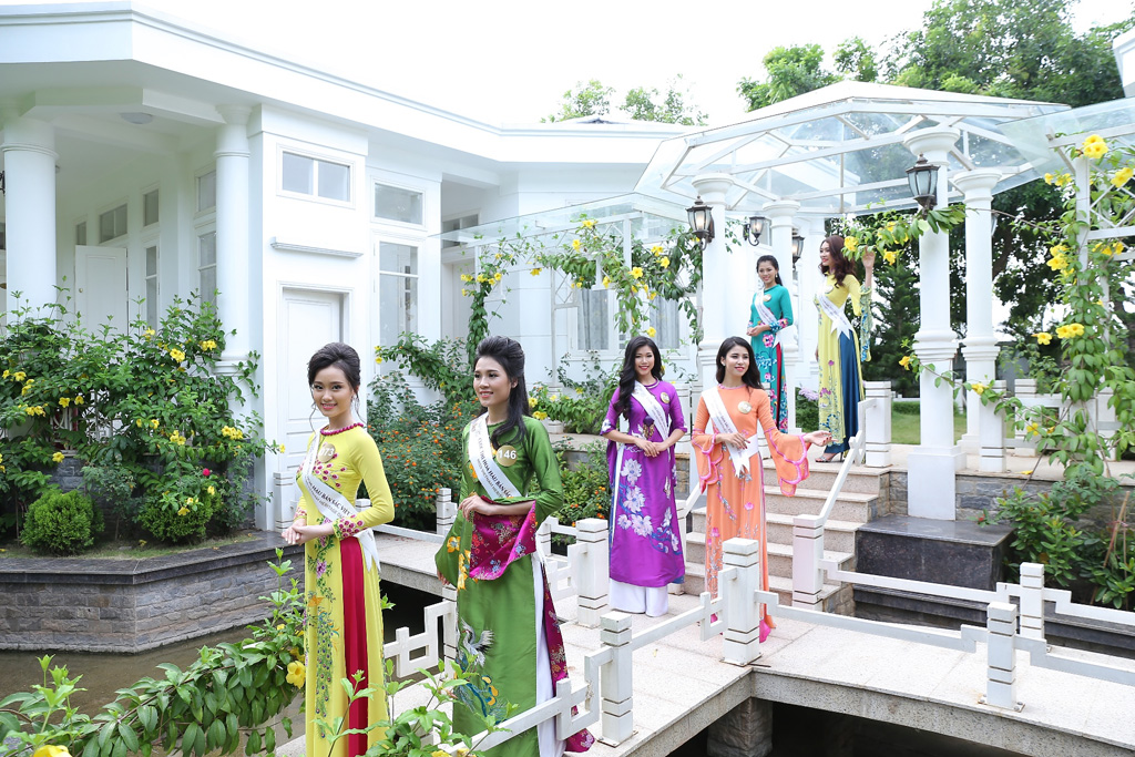 Người đẹp Hoa hậu bản sắc Việt toàn cầu khoe sắc ở FLC Vĩnh Phúc Resort 8