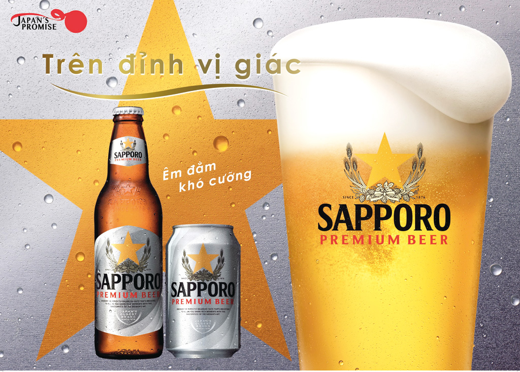 Sapporo Premium Beer chất xúc tác cho những cuộc vui