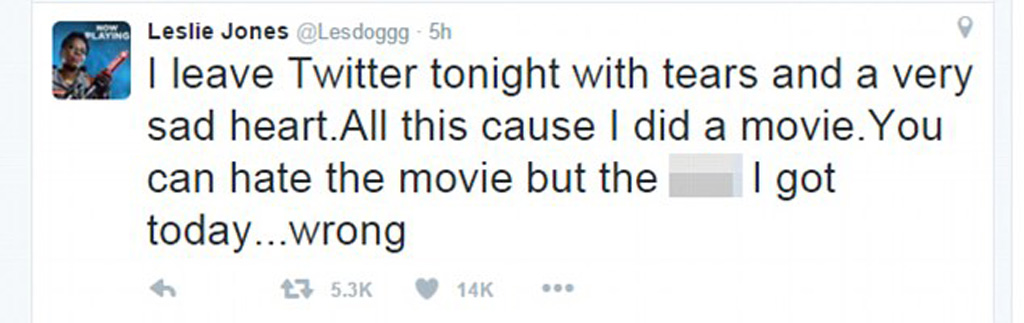 Nữ diễn viên Ghostbusters bỏ dùng Twitter vì bị lăng mạ 2