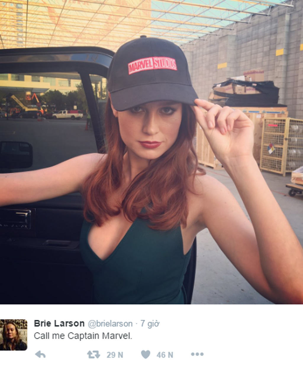 Brie Larson xác nhận là ‘siêu anh hùng’ mới của nhà Marvel 1