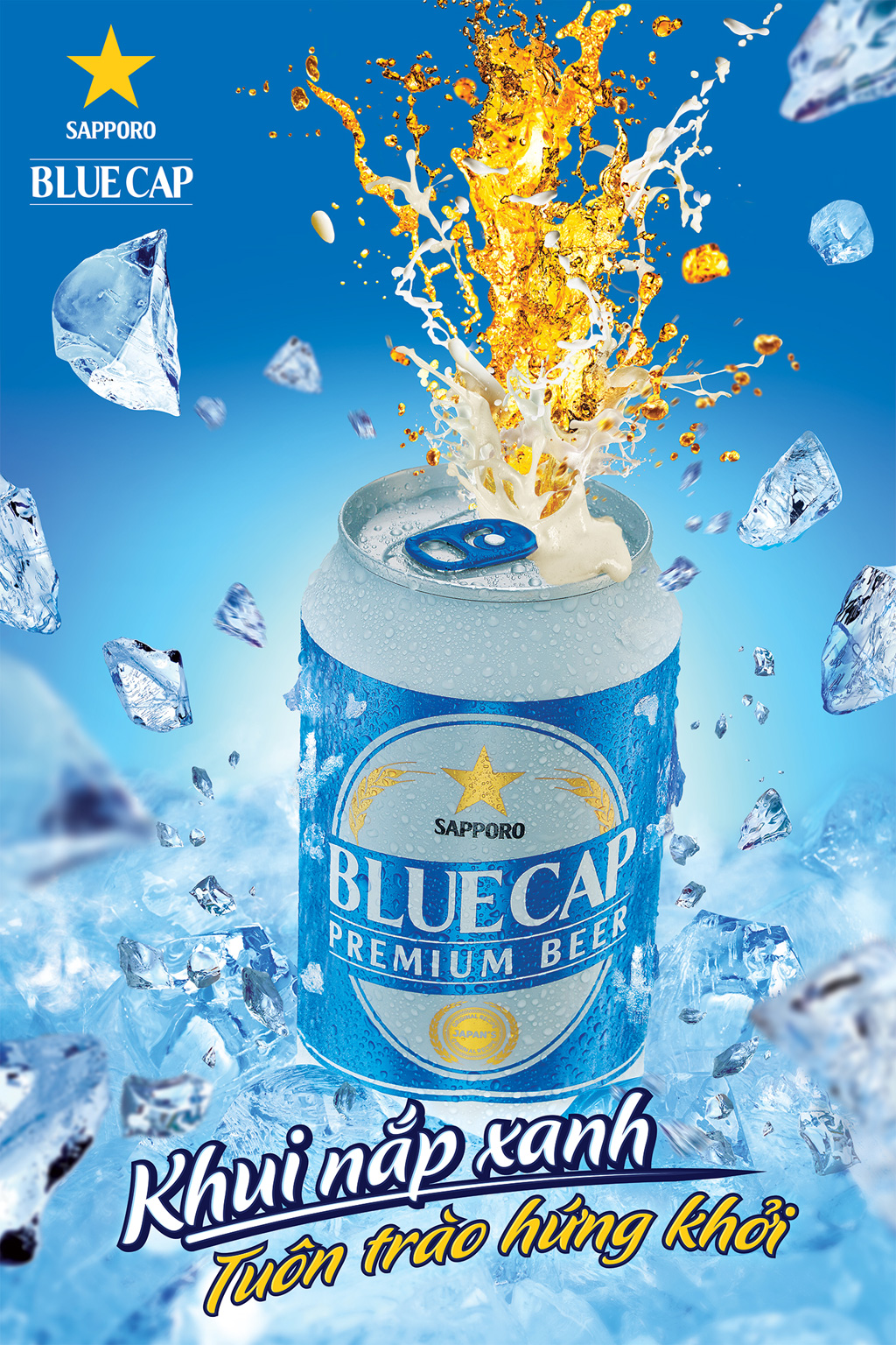 Sapporo Việt Nam giới thiệu Sản phẩm mới “Blue Cap” dành riêng cho Blue Cap 1