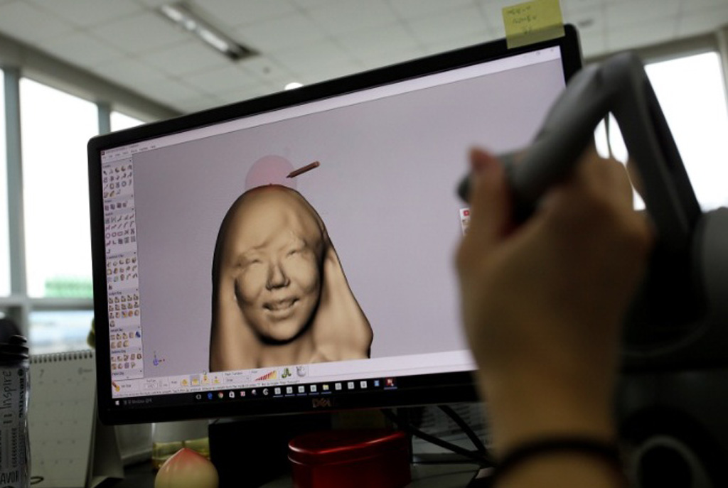 Chụp ảnh, in thành tượng bằng công nghệ 3D gây sốt ở Hàn Quốc 1