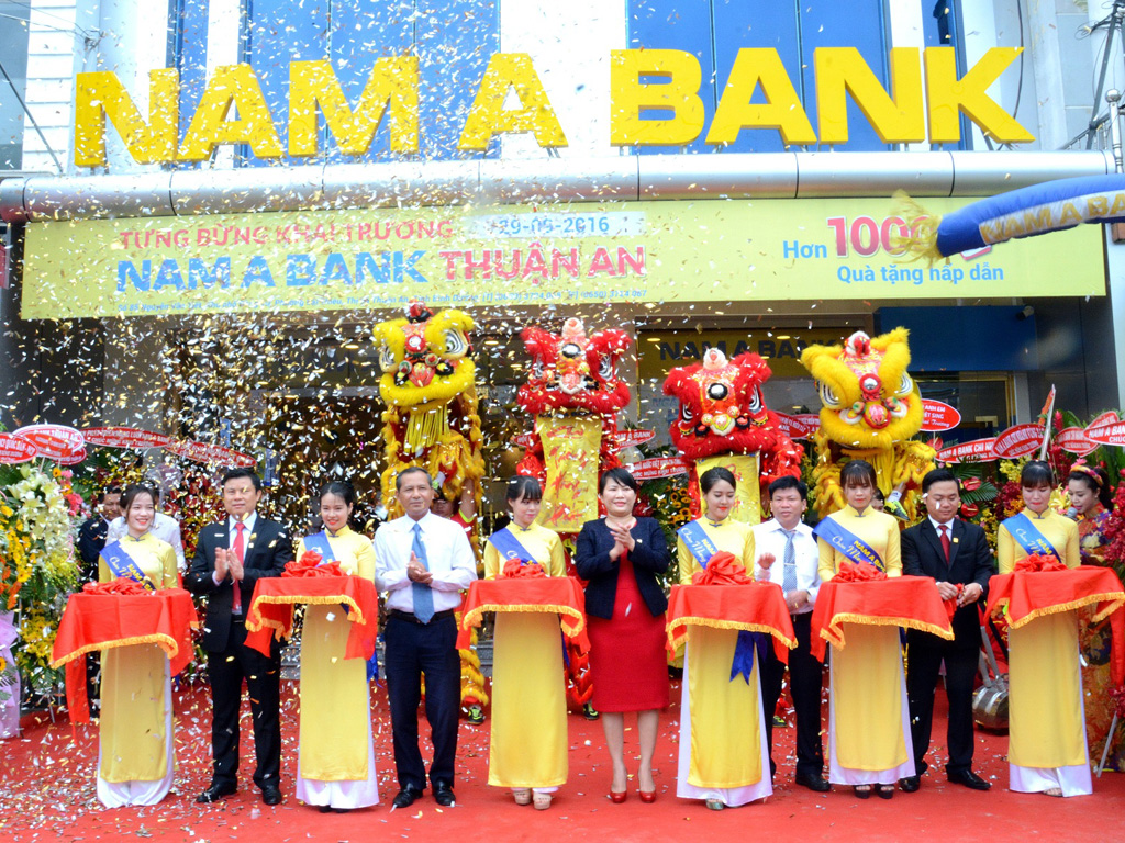 Nam A Bank tưng bừng chào đón điểm giao dịch thứ tư tại Bình Dương