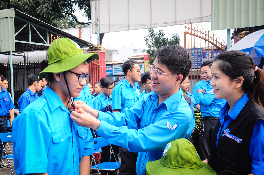 Thanh niên ưu tú tham gia Hành trình xe đạp thành phố tôi yêu 1