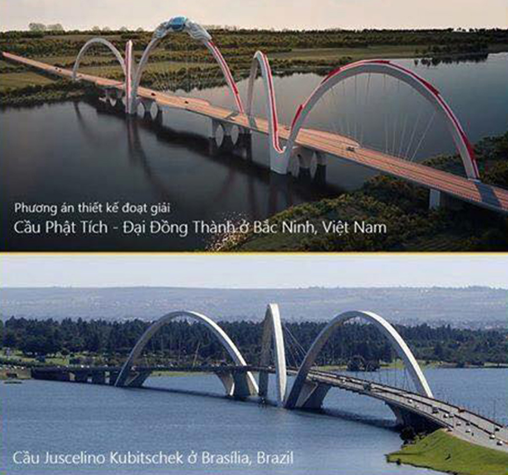 Cầu 'đậm văn hóa Kinh Bắc' giống cầu... Brazil