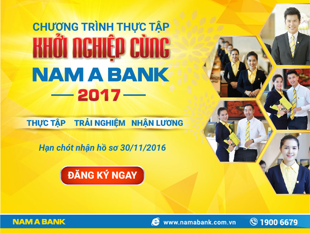 Thực tập và nhận lương tại Nam A Bank