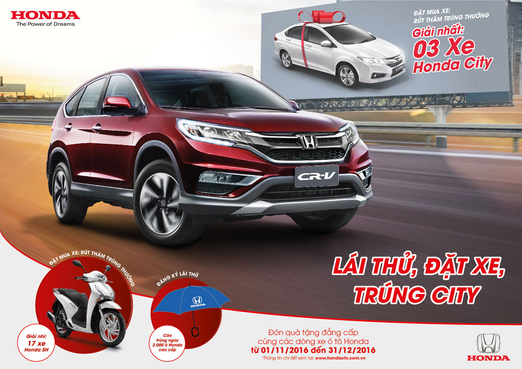 ‘Lái thử - trúng thật' ô tô Honda trên toàn quốc 2